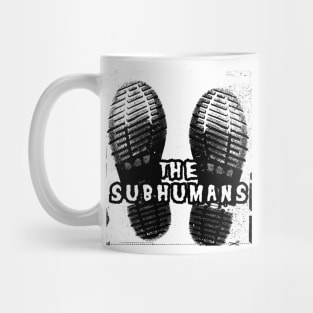 the subhumans classic boot Mug